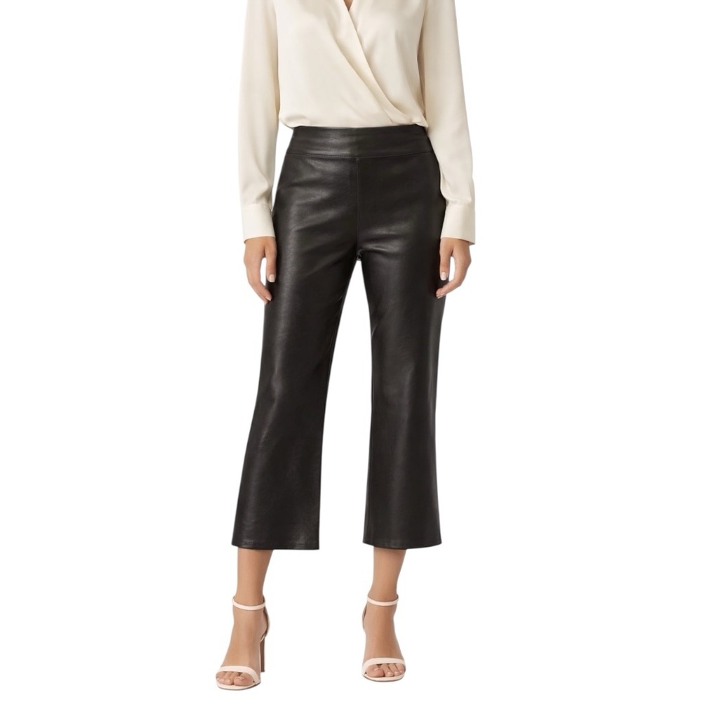 Frame Jersey Crop High Rise Mini-Boot Coated Crop Pants 29” - Picture 4 of 11